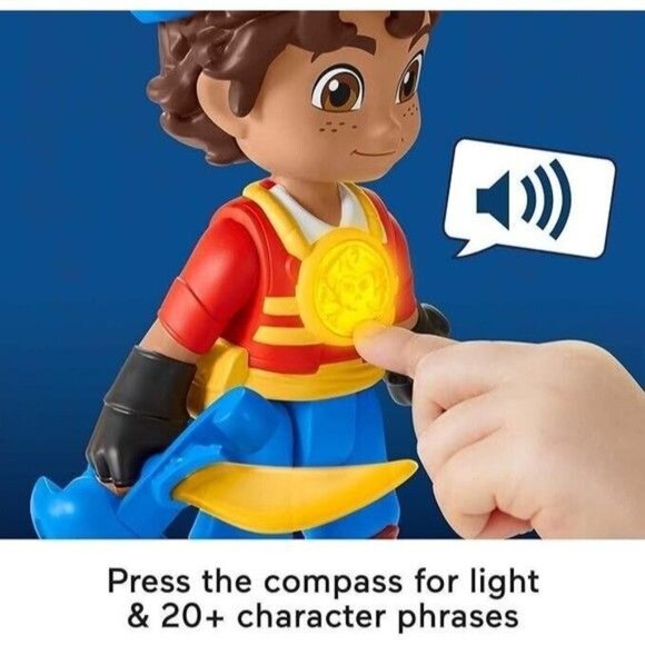 Fisher-Price Nickelodeon Santiago of the Seas Light-up Talking Santiago Figure - Picture 4 of 6